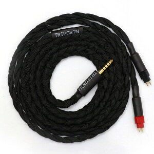 TRIPOWIN GranVia �X�e���I�n�C�G���h�I�[�f�B�I�w�b�h�z���A�b�v�O���[�h�P�[�u�� (4.4mm�v���O, HD650�R�l�N�^�[, 1.5m(4.9Ft))