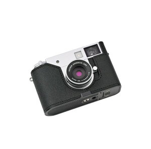 CLC handmade �Ή� Fuji x-half/Fuji x-half ��p �J�����P�[�X �J�����J�o�[ �J�����o�b�O �{�v ���w���v�{��+���^���x�[�X�v���[�g (Black)
