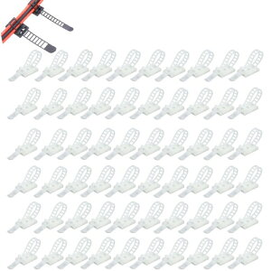 �N���A�q���iClearhill�j �����\�ȔS�����P�[�u���X�g���b�v 50�� ��0.97�C���` �z���C�g - �R�[�h�N�����v �z�������p - �ƒ�E�I�t�B�X�E�ԗp �ė��p�\�Ȍ����o���h