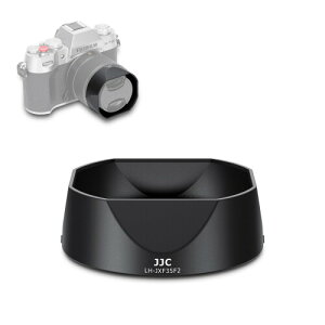 JJC LH-XF35-2 �����Y�t�[�h �x�m�t�B���� Fujifilm Fujinon XC 35mm F2 & XF 23mm F2 R WR & XF 35mm F2 R WR �����Y �p �U43mm�ی�t�B���^�[ �� �����Y�L���b�v �����\LH-XF35-2 �݊� ����