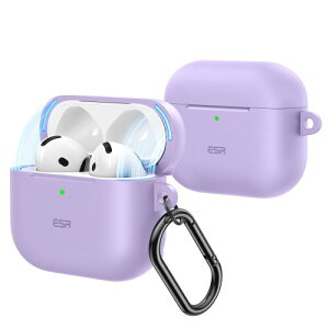 ESR AirPods 4 P[X AirPods 4 P[X (2024) (USB-C) Ή }OlbgWbN Sh~Jo[ Jrit CloundV[Y p[v