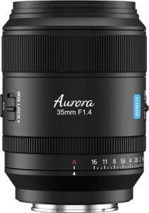 SIRUI Aurora 35mm F1.4 �t���T�C�Y �I�[�g�t�H�[�J�X�����Y E�}�E���g�Ή� A7R �V���[�Y, A7S �V���[�Y, ZV-E1