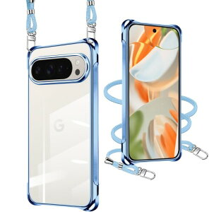 Google Pixel 10 Pro XL �p �P�[�X �N���A �V�����_�[ �s�N�Z�� 10Pro XL �g�уJ�o�[ �ϏՌ� �S�ʕی� �X�}�z�P�[�X �X�g���b�v�t�� ���|�� �΂߂��� ��|���P�[�X TPU ���^ �y�� ���O���\ ����