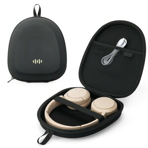 �w�b�h�z���P�[�X �}���`�Ή� Soundcore Q30/Q45 �\�j�[ WH-CH520/720/MDR-ZX110 Bose JBL �h�Ռ� �g�ѕ֗� ���s�p�ėp���[�o�b�O (�u���b�N)