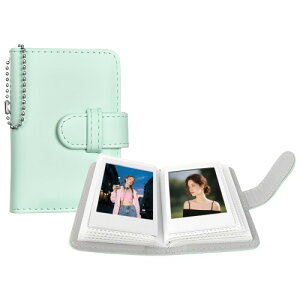 32�|�P�b�g �~�j�t�H�g�A���o�� ��?�x�m Instax Mini�V���[�Y�Ή� EVO/Liplay/SE/11/12/40/70/7s/8/8+/9/25/50s /90/99 �L�[�z���_�[�t�� �|�[�^�u���t�H�g�z���_�[ K-POP�J�[�h���[(�O���[��)