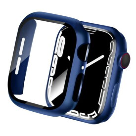 JSFOYU 対応 Apple Watch ケース 49mm 45mm 44mm 41mm 40mm アップルウォッチ カバー 対応 Apple Watch se2/se/6/5/4 44mm 全面保護 対応 アップルウォッチ ケース 日本旭硝子材 PC+ガラス素材 Apple Watch カバー(44