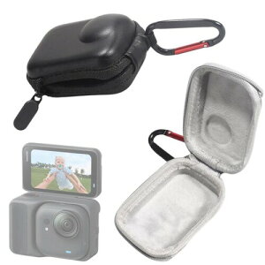 Insta360 Go Ultra �Ή� �J�����o�b�O �ی�P�[�X ���[�o�b�O �~�j�ی�J�o�[ �y�� �h�o ���h�~ �J���r�i�t�� �����^�тɕ֗� (Black)