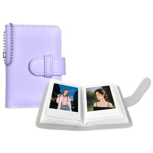 32�|�P�b�g �~�j�t�H�g�A���o�� ��?�x�m Instax Mini�V���[�Y�Ή� EVO/Liplay/SE/11/12/40/70/7s/8/8+/9/25/50s /90/99 �L�[�z���_�[�t�� �|�[�^�u���t�H�g�z���_�[ K-POP�J�[�h���[ (�p�[�v��)