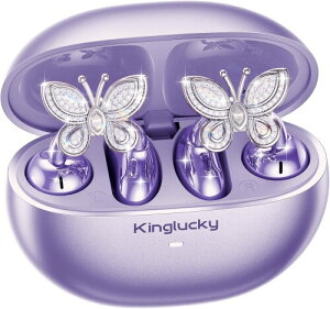 Kinglucky �C���[�J�t�C���z�� ���C�����X�C���z�� �Ɍ��̉��K���A���E���C�������O bluetooth �����ݎ� �����ǂ��Ȃ� �ő�50���ԘA���Đ� ����x�� IPX5�h�� 4g�̒��y�� ���R��h�~ iphone�p�C