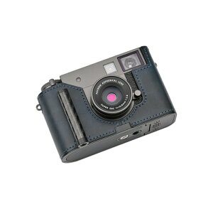 CLC handmade �Ή� fuji x-half/fuji x-half ��p �J�����P�[�X �J�����J�o�[ �J�����o�b�O �{�v ���w���v�{��+���^���x�[�X�v���[�g+�n���h�� (Museum-C-Blue)