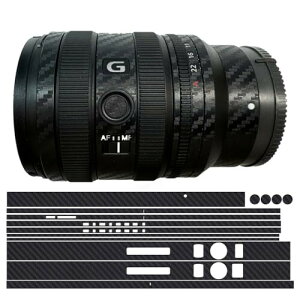 Bestwrap Eマウント SEL2450G レンズ保護フィルム スキン 傷防止 汚れ防止 カメラ 日本製 PVC素材 (カーボンブラック)