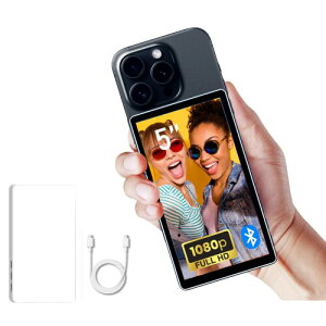 Shimbol CP5 Lite 5C` 1080P B胂j^[XN[ iPhone Android tH Vlog obNAJ~[ 50[g͈ NbNڑ zCgP[Xt
