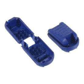 PATIKIL ジッパープルタブ 25個 コードエンド延長ジップフィクサー 21 mm バックパック ジャケット 荷物 財布 ハンドバッグ用 ブルー
