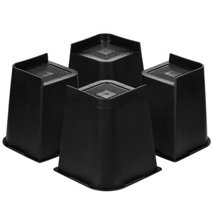 継ぎ脚 高さ調節 こたつ 継足し ベッド・テーブル・ソファ・机・こたつ 高さを上げる足 テーブル脚台 多段階 高さ調節脚 暖房器具 ABS 4個セット 高さ20.4cm