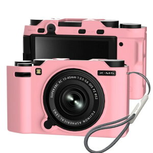 For Fujifilm X-M5 �f�W�^���J���� �P�[�X �J�o�[ �_�炩�� �V���R���� �S�ʕی� �y�� �����h�~ �h�~ �L�Y�h�~ �w��h�~ �h�� �ϏՌ� Fujifilm X-M5 �f�W�^���J���� �ی�P�[�X (�s���N)