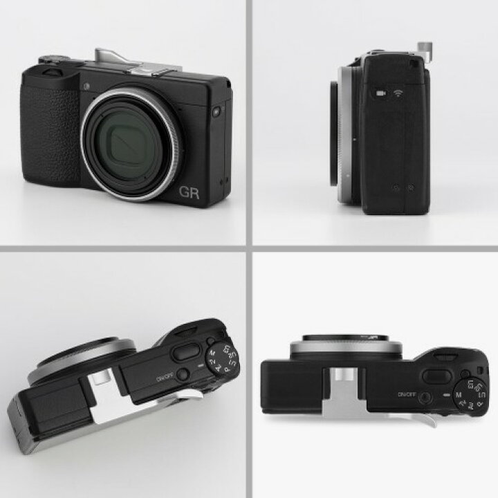 楽天市場】Haoge RRC-GR3XT シルバーグレーメタル装飾リング RICOH 