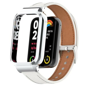 (ULIGADUO) poh For Xiaomi Band 8 ProɑΉ یP[X̌^ vxg \tgU[ (zCg)