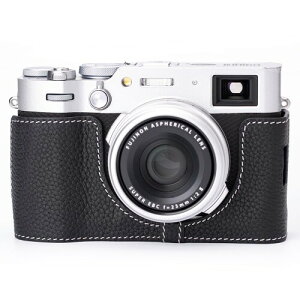 Fujifilm X100VI��p���g���Ȗ{�v�i���v�j����̃n�[�t�P�[�X �J�����ی�J�o�[�K�p�t�W�t�C����Fuji x-100vi��ʊJ�� �d�r���� �O�r���t���\�L�Y (���F)