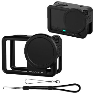 Taoricup DJI Osmo Action 6 �Ή� �ی�P�[�X �V���R���P�[�X �ی�J�o�[ �����Y�L���b�v DJI Osmo Action 6 �Ή� �A�N�V�����J���� �V���R���X���[�u �A�N�Z�T���[ �V�F�� (Black)