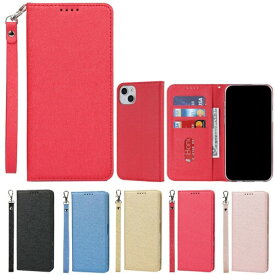 Eastwave アイフォン For iPhone 15 ケース For iPhone15 ケース 手帳型 For iPhone 15 caseストラップ付き PU皮革 明るい色 内蔵マグネット 携帯カバー カードポケット スタンド機能 便利 レッド