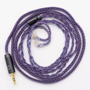 SoundsGood BlueFlame �u���[�t���C�� 8�c �n���h���C�h ���P�[�u�� �����x ���_�f�� PCUHD �C���z�� �A�b�v�O���[�h �P�[�u�� �o�����X�ڑ� �����P�[�u�� (QDC-3.5mm)