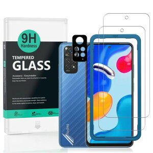IBYWIND KXtB Redmi Note 11S 4G 6.43" p KX ی tB 2ZbgJYve N^[t(ޗ) wʕیtBt ȒPLbgt