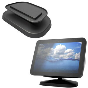 Echo Show 8 (��3����) �Ή� �f�X�N�X�^���h �y�f�X�^�� �p�x���߃X�^���h ���萫������ ��Ԑߖ� �������� (Black)