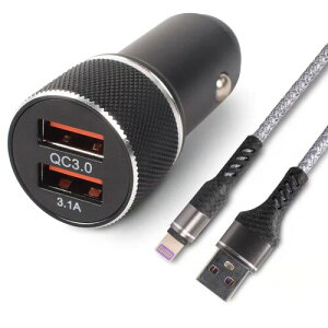 MOREFULLS VK[\Pbgusb, (fAQC3.0|[g) 40W y ^ ԗp[d 12V/24V usb VK[\Pbg }[d usb to type-CP[utiPhone13/iPhone 12 ProMax/ 11 ProMax/XR/X, iPad Air 2/Mini, N
