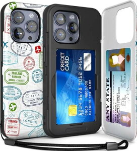 TORU CX SLIM iPhone 15 Pro Max P[X J[hwʎ[ | Bꂽ 蒠^ 3 J[h | 2d\ ϏՌ IC J[h |Pbg pXX Jo[ (Xgbv, ~[ ܂) - gxX^vp^[