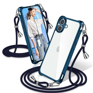XIOYATY �p�� iPhone 16 Plus �P�[�X �N���A �V�����_�[ �ϏՌ� �A�C�t�H��16 Plus �J�o�[ ���� �N���X�{�f�B�V�����_�[ �d�C���b�L���H �t�@�b�V�����݌v �������� TPU�X�}�z �|�[�^�u�� ������