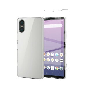 �Ή� Xperia 1 VI �p�� �t�B���� �����K���X �t���ی�t�B����+���� TPU �P�[�X ���{���Ɏq�f�ލ̗p SO-51E SOG13 XQ-EC44 �p�� �K���X�t�B���� �d�x9H �ϏՌ� ������ ������ ��U�h�~ Xperia 1 VI SO-51E