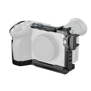 SmallRig Sony�Ή� FX2�p�J�����P�[�W HawkLock�N�C�b�N�����[�XFX2�P�[�W �g�b�v�v���[�g�t�� HDMI�p�P�[�u���N�����v �����̎��t���|�C���g ����XLR�g�b�v�n���h���Ή� 5587