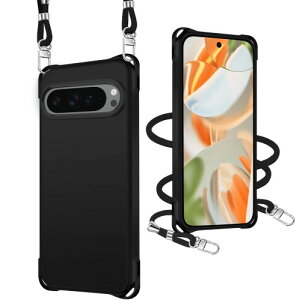 Google Pixel 10 Pro XL �p �P�[�X �V�����_�[ �s�N�Z�� 10Pro XL �g�уJ�o�[ �ϏՌ� �S�ʕی� �X�}�z�P�[�X �X�g���b�v�t�� ���|�� �΂߂��� ��|���P�[�X TPU ���^ �y�� ���O���\ �����h�~ �_