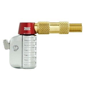 711L ミニエアチャック - スナップ&ロックエアチャック - オープンフロー エアインフレーターアタッチメント シュレーダーバルブバイク自転車カータイヤ