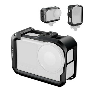SMALLRIG �J�����P�[�W DJI Osmo Action 6�p �g���C���^�[�t�F�[�X�A�R�[���h�V���[�A1/4�C���`-20�l�W���A�N�C�b�N�����[�X�ADJI Action 6�p�A���~�j�E���A�N�V�����J�����P�[�W�A�ی�t���[���P