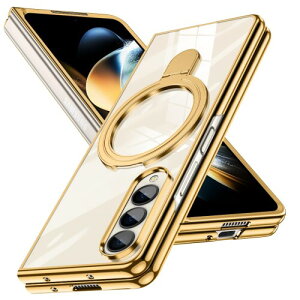 HAYNJWSLB �P�[�X �Ή� Galaxy Z Fold4 �p�� �P�[�X �����O�t�� �N���A ���b�L���H �ϏՌ��J�o�[ �X�^���h�@�\ �ԍڃz���_�[ PC ���� �y�� �d�C���b�L �܂肽���� ������� ��̌^ ���C�����X�[