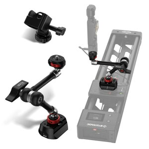 IFOOTAGE Nano II Pocket 3 �A�_�v�^�[ �{ Spider Crab 9.5 �C���`�}�W�b�N�A�[�� 6 Pin ���d�݌v�ɂ�� Nano II �� OSMO Pocket 3 �̖��x�������A���Ή� �蓮�œ_�E�X�}�[�g�t�H���[�E����B�e�\ �A���~