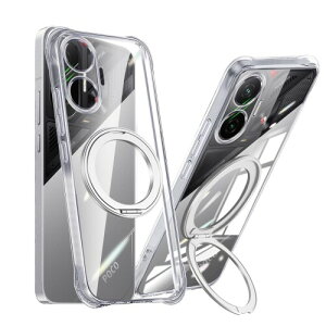 weiaoluo Xiaomi POCO F7 �P�[�X �N���A �����O�t�� �V���I�~ Poco F7 �J�o�[ �@�\ 360°��]�\ �X�}�z �L�b�N�X�^���h poco f7 �g�уP�[�X �X�}�z�P�[�X �w��h�~ �]�|�h�~ ���ׂ�ǂ� �y�ʂœ���