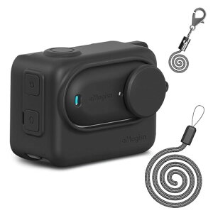 Qanuxy Insta 360 GO 3��p�V���R���ی�P�[�X�A�h�U�\�t�g�P�[�X�Z�b�g�A�X�g���b�v�t���A�J�����A�N�Z�T���[�A��