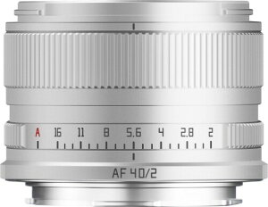 TTARTISAN AF 40mm F2 �t���T�C�Y�Ή� �����Y �I�[�g�t�H�[�J�X �R���p�N�g �y�� �J�����p�����Y ��AF�Ή� �X���� �Õ��ʐ^ ���|�[�g���[�g�B�e�ɍœK �V���o�[ (L�}�E���g)
