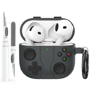 AhaStyle AirPods 4 P[XJo[ N[jOLbgt gȌgуQ[@fUC AirPods4P[X \tgVRیJo[XL Apple AirPods 4 2024[dP[Xp