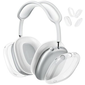 VICHYIE �P�[�X AirPods Max�Ή��J�o�[�A�C���[�p�b�h�J�o�[�t���A�_�炩��TPU�����P�[�X���h�~�A�N���A�J�o�[�h�o�A�w�b�h�z���p�ی�J�o�[ (����)