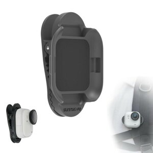 TOMGDRACO Insta360 GO Ultra�p �o�b�N�p�b�N�N���b�v 360�x��] �V���[�N�̎� ���u�� �c�u�� �o�b�N�p�b�N�̃X�g���b�v�A�X�q���A���̏�ɑΉ� ���t���ȒP Insta360 GO Ultra �N�Z�T���[ (�^�C�v2)