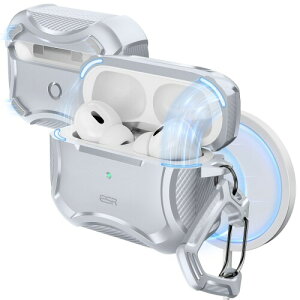 ESR AirPods Pro2 P[X MagSafeΉ AirPods Pro 2/1 (2023/2022/2019) (USB-C/LightningP[uΉ) ͂ȗh~ CtW MNV[O[