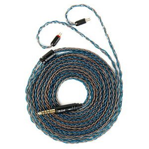 Yinyoo 2PIN 4.4mm���P�[�u�� 2���[�g�� 8�{14�c�⃁�b�L Litz 22 AWG�W���Ő��Y 4.4mm�C���z���A�b�v�O���[�h�P�[�u�� �C���t�H�������P�[�u�� KZ KBEAR �C���z���K�p ZSTX/castor/ZSN Pro/ZSN PROX/ZS10 PRO/sto