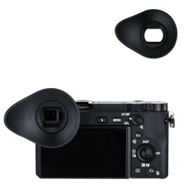 JJC アイカップ ソニー FDA-EP10 アイカップ 互換 Sony A6000 A6100 A6300 NEX-6 NEX-7 カメラに対応 360度回転可能 ファインダー保護 快適 軽量 シリカゲル製 ブラック