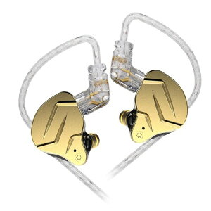 KZ ZSN Pro X �C���z�� �C���C���[�o�b�h 1DD 1BA �d�ቹ �X�e���I�T�E���h �n�C�u���b�h�e�N�m���W�[ (�}�C�N�Ȃ�, �S�[���h)