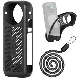 Taoricup Insta360 X4 Ή یP[X X4 VRP[X X4 VRیP[X X4 JJo[ ANZT[ (Black)