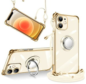 iPhone 12 P[X Ot V_[ ߉\  | Rt ΂߂ X}zP[X ACtH12 P[X VR TPU Xgbvz[t ϏՌ h~ Sʕی Jo[ (iPh