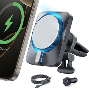 ESR Apple���F15W magsafe �ԍڏ[�d�z���_�[ CryoBoost ���M�Z�p Made for MagSafe���F�[�d�� �����[�d �X�}�z�z���_�[ �� �X�}�z��p ���͎��C���b�N ���R�p�x���� �G�A�R�����[�o�[/�_�b�V���{�[�h